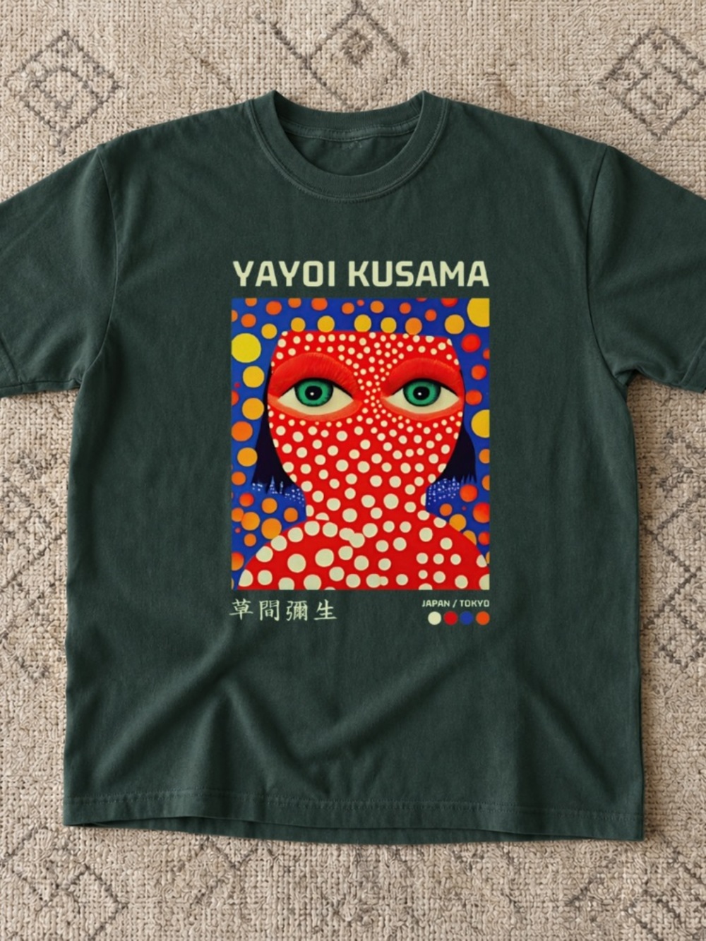 Yayoi Kusama Avant Garde Pop Art Graphic Tee - Picture 2 of 4